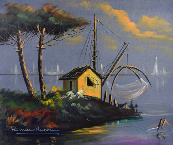 Romano  Mussolini - Capanno del pescatore