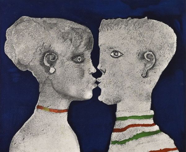 Franco  Gentilini - Il bacio