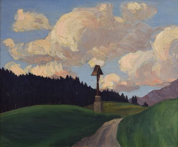 Orazio  Toschi - La strada del crocifisso