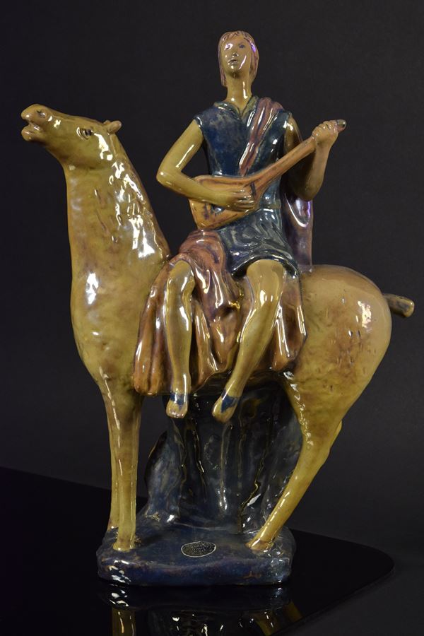Guerrino Tramonti - Suonatore di liuto a cavallo