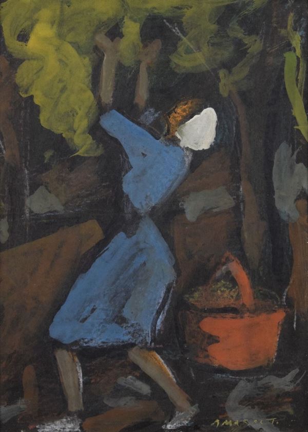 Anacleto Margotti - La raccolta dell'uva