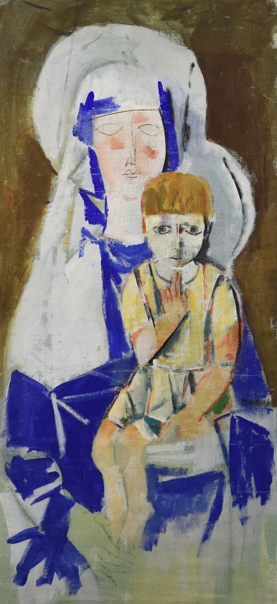 Marcello  Avenali - Studio di Madonna con Bambino