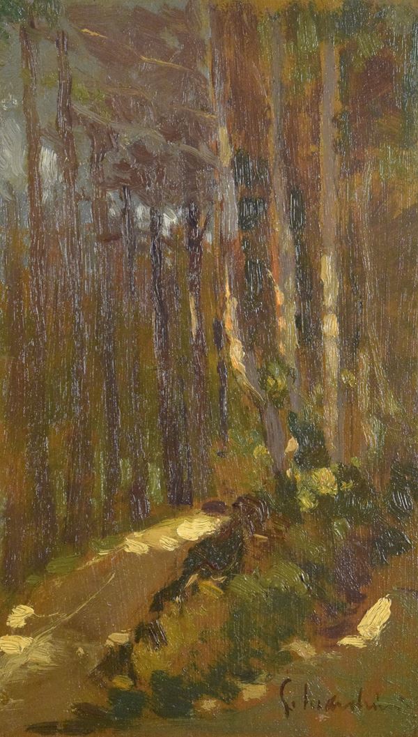 Giovanni  Marchini - Il sentiero nel bosco