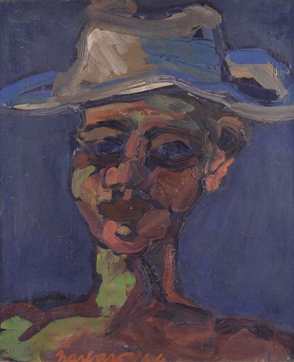 Saverio Barbaro - Uomo con cappello