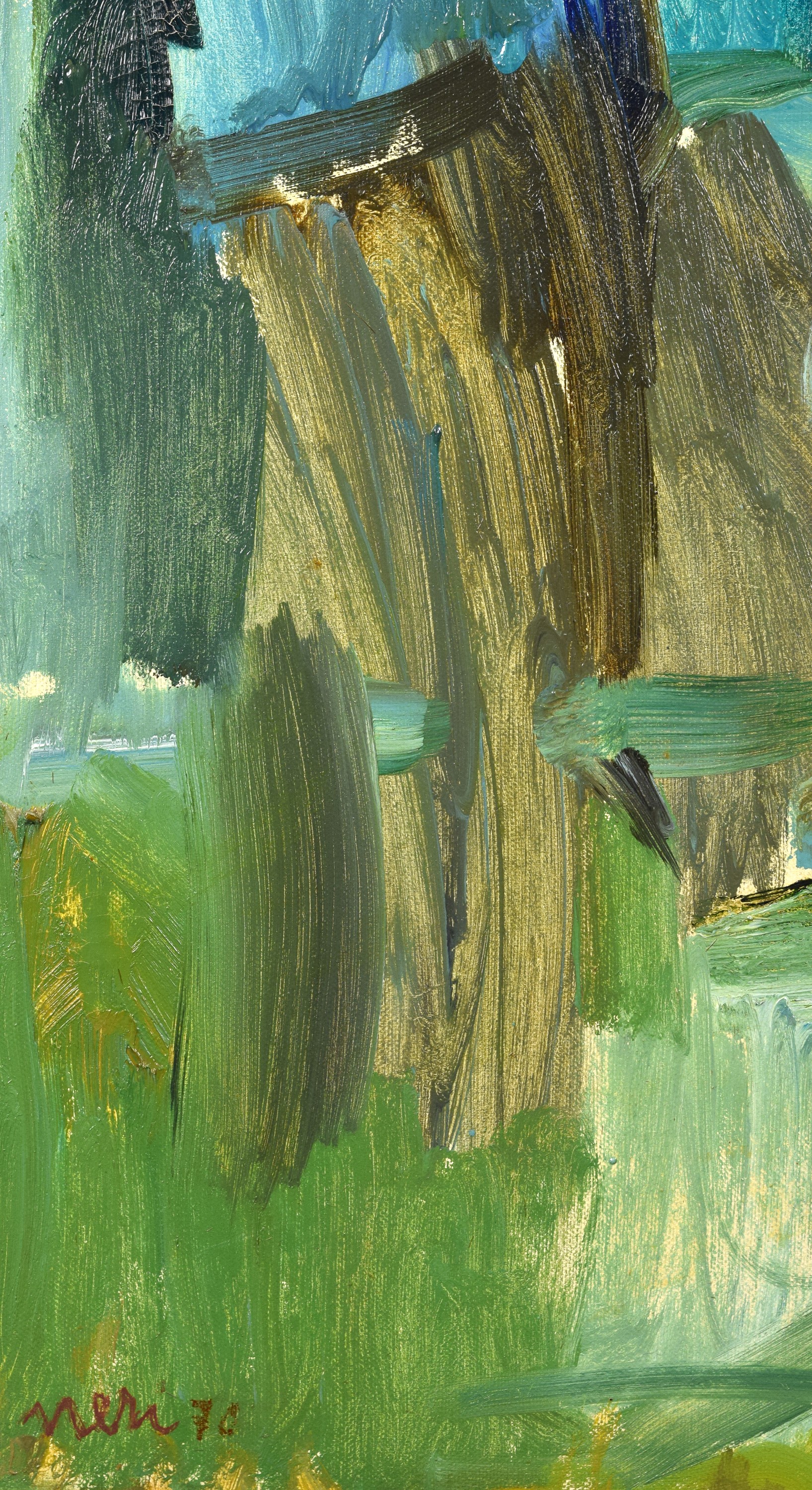 Verde in collina
