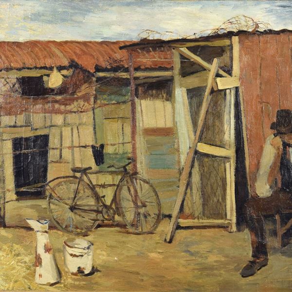Giulio  Ruffini - Baracca di un povero