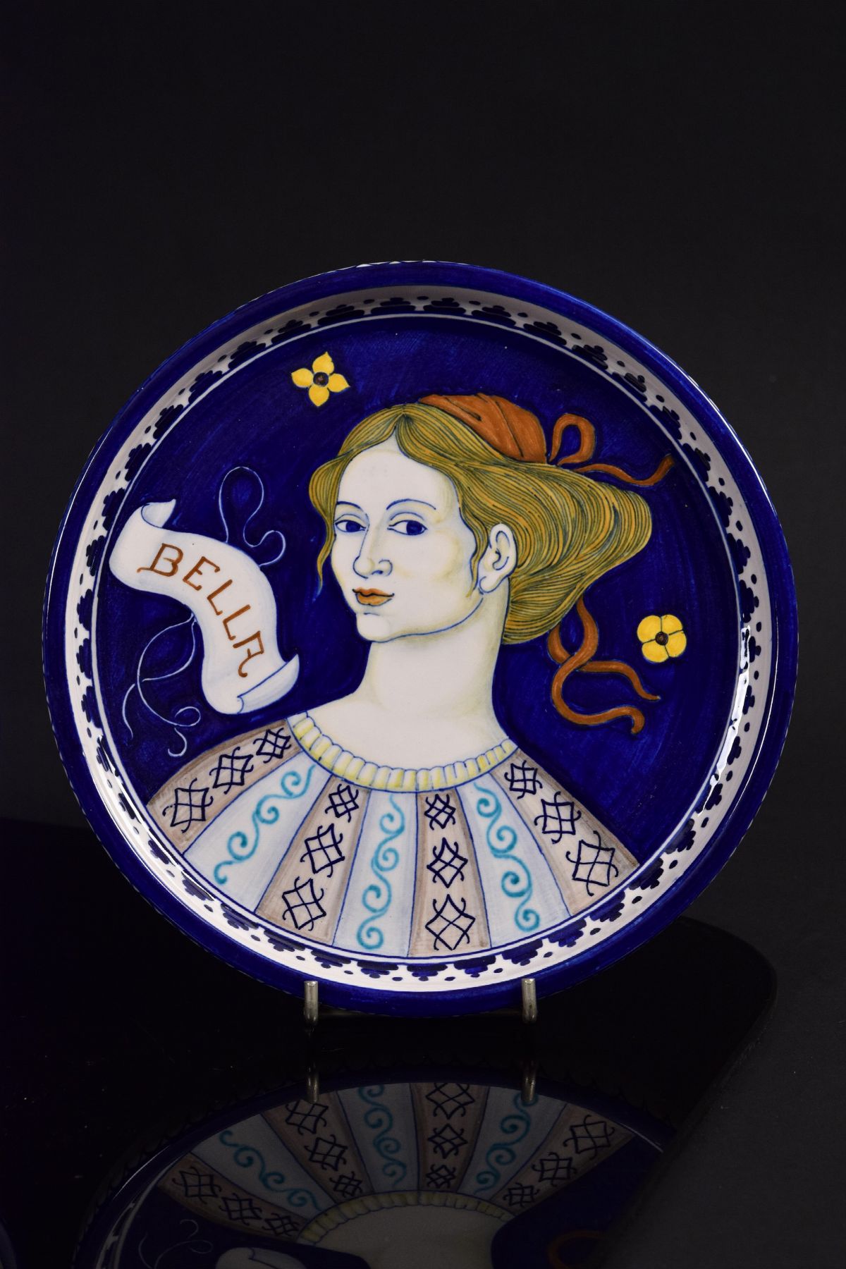 Coppia di piatti "Bella Donna"