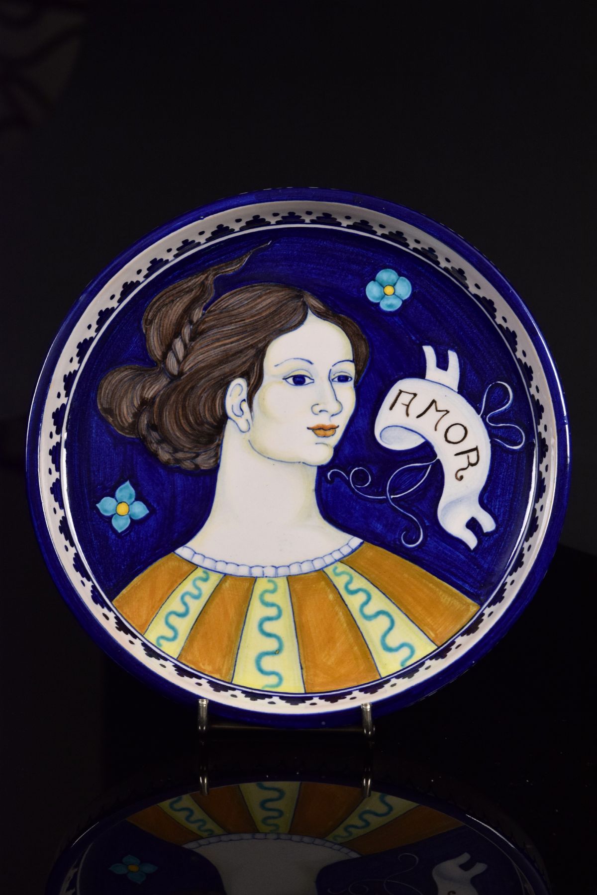 Coppia di piatti "Bella Donna"