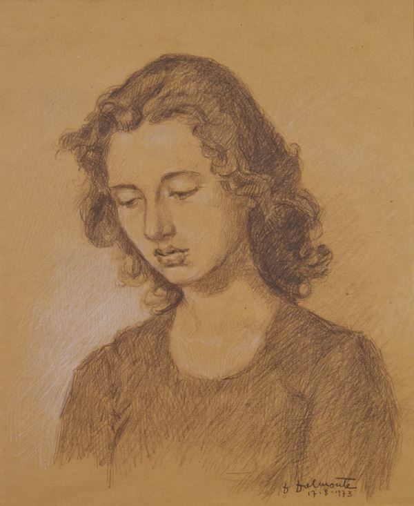 Domenico Dalmonte - Busto di ragazza