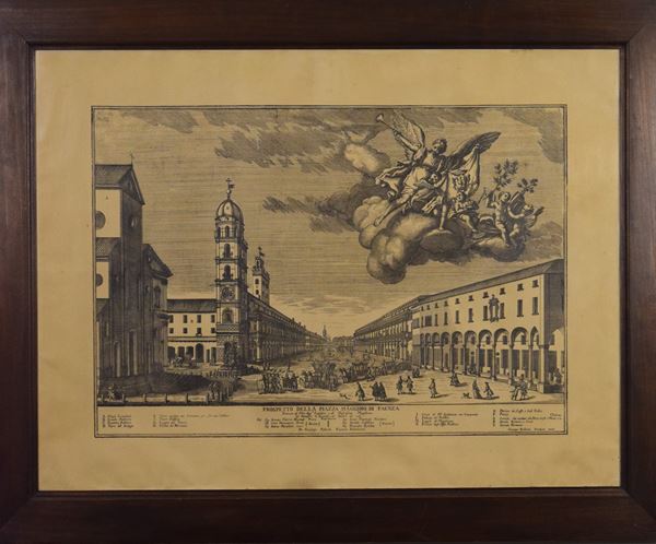Giuseppe  Pistocchi - Prospetto Piazza Maggiore di Faenza