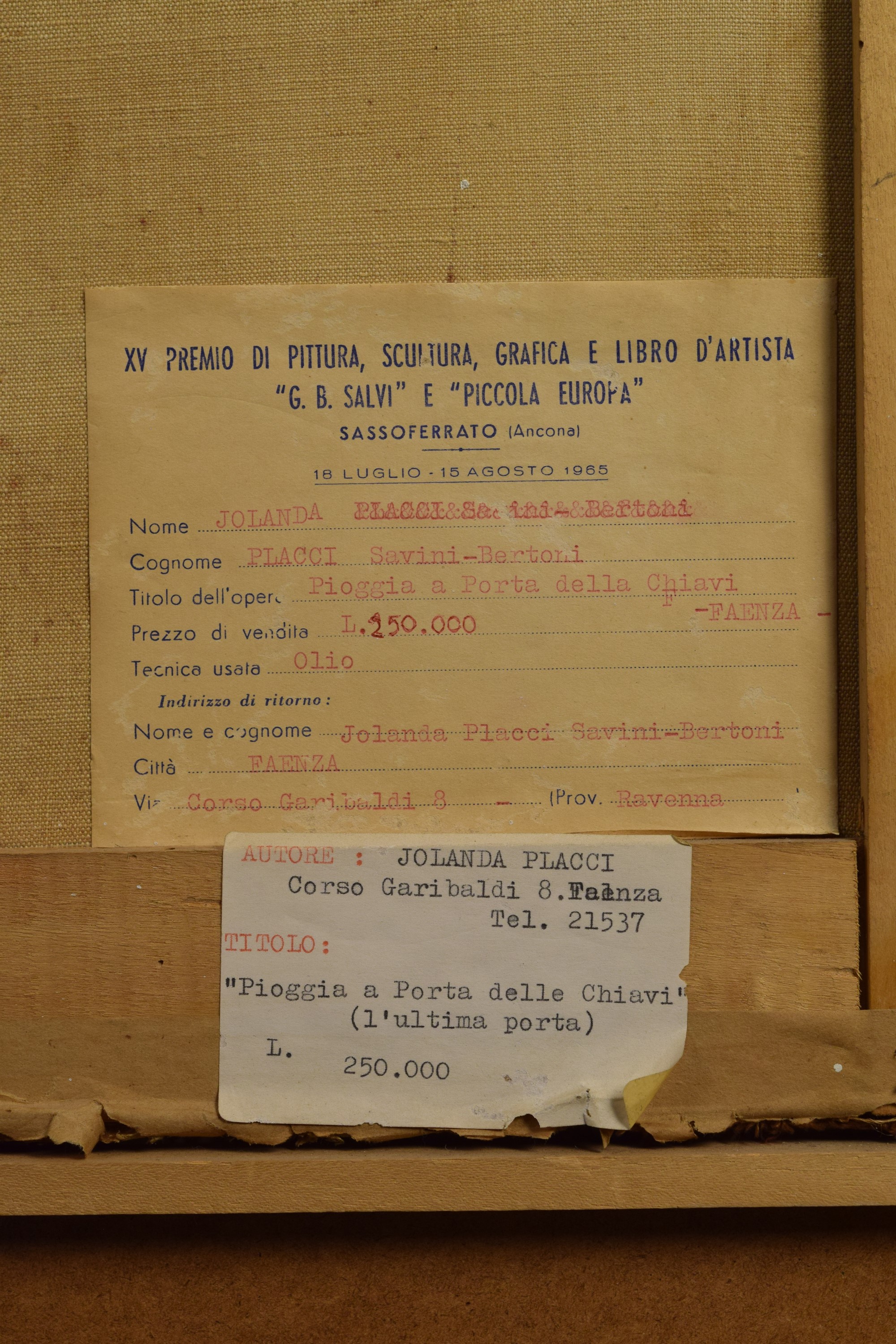 Pioggia Porta delle Chiavi