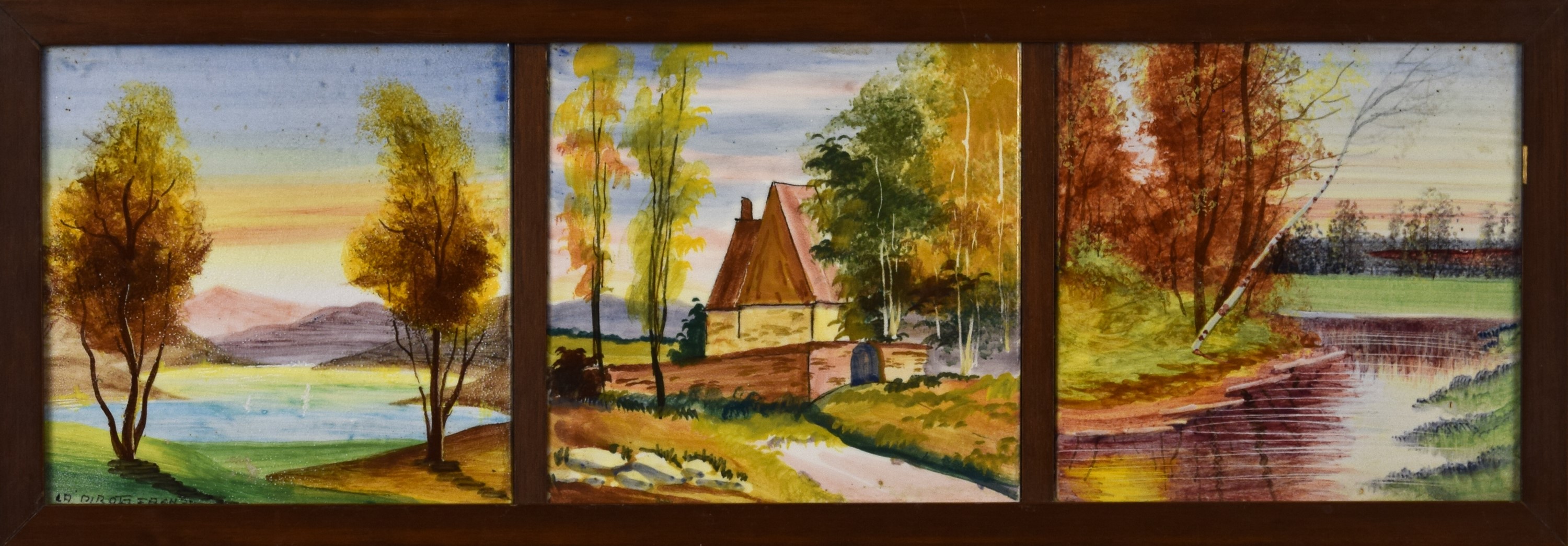 Serie di sei piastrelle
