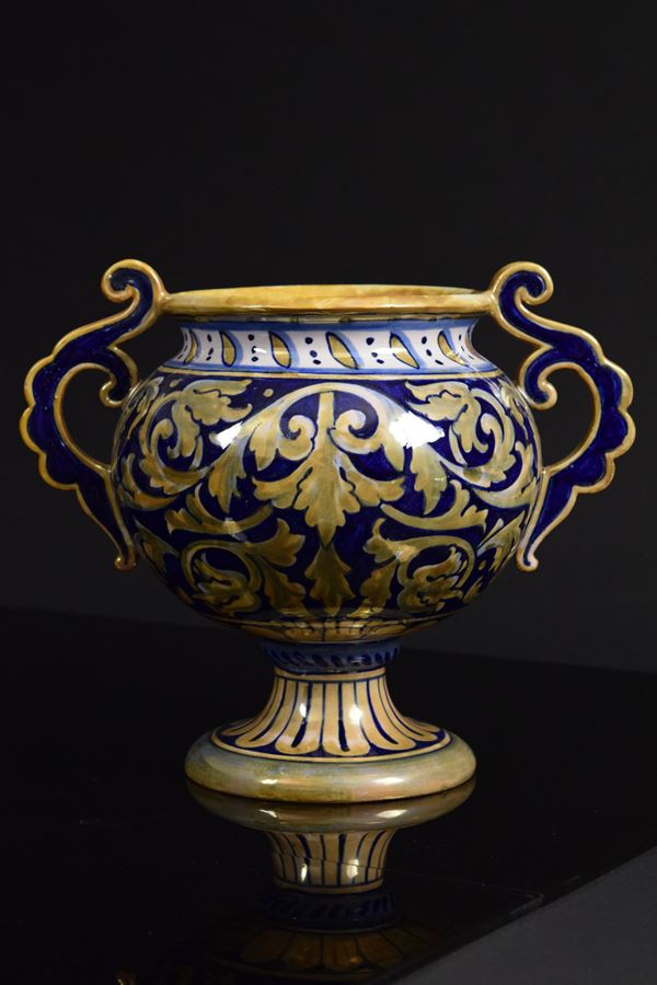 Ceramiche Luca della Robbia - Vaso a due manici
