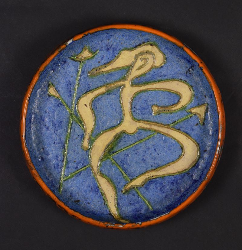 Ciotola con figura stilizzata