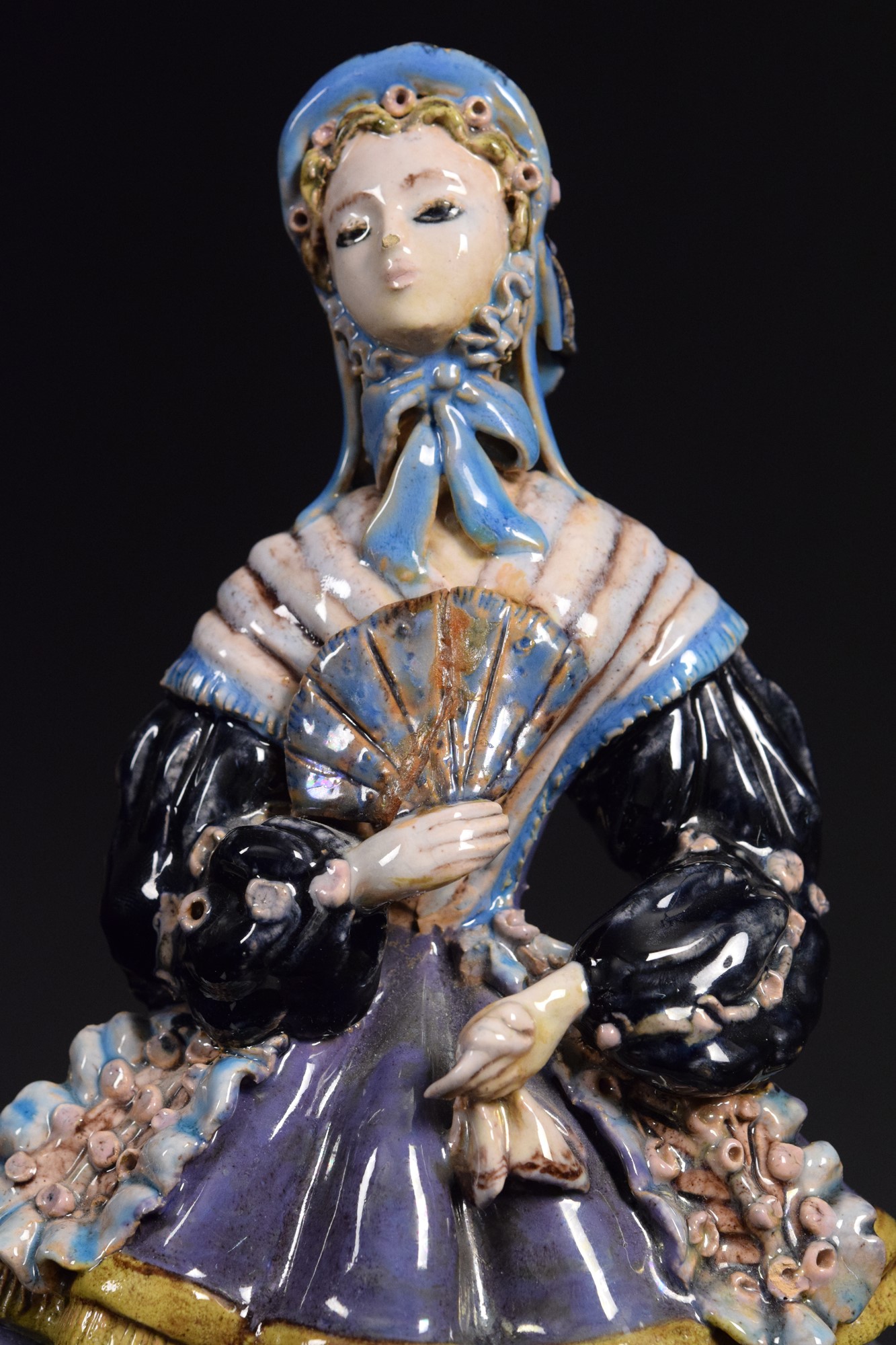 Dama con ventaglio