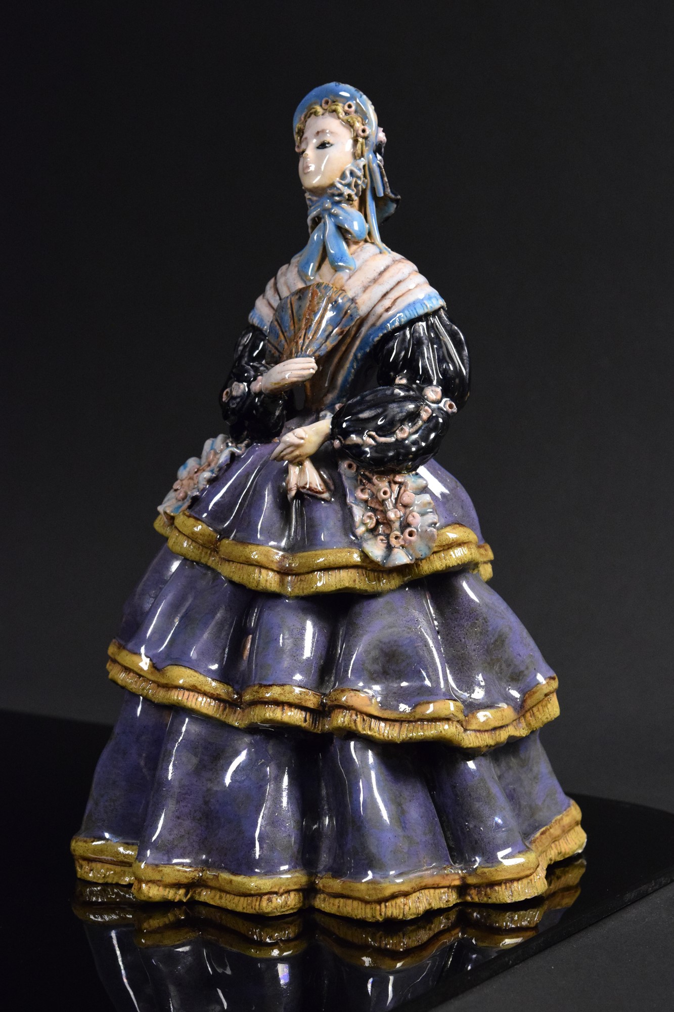 Dama con ventaglio