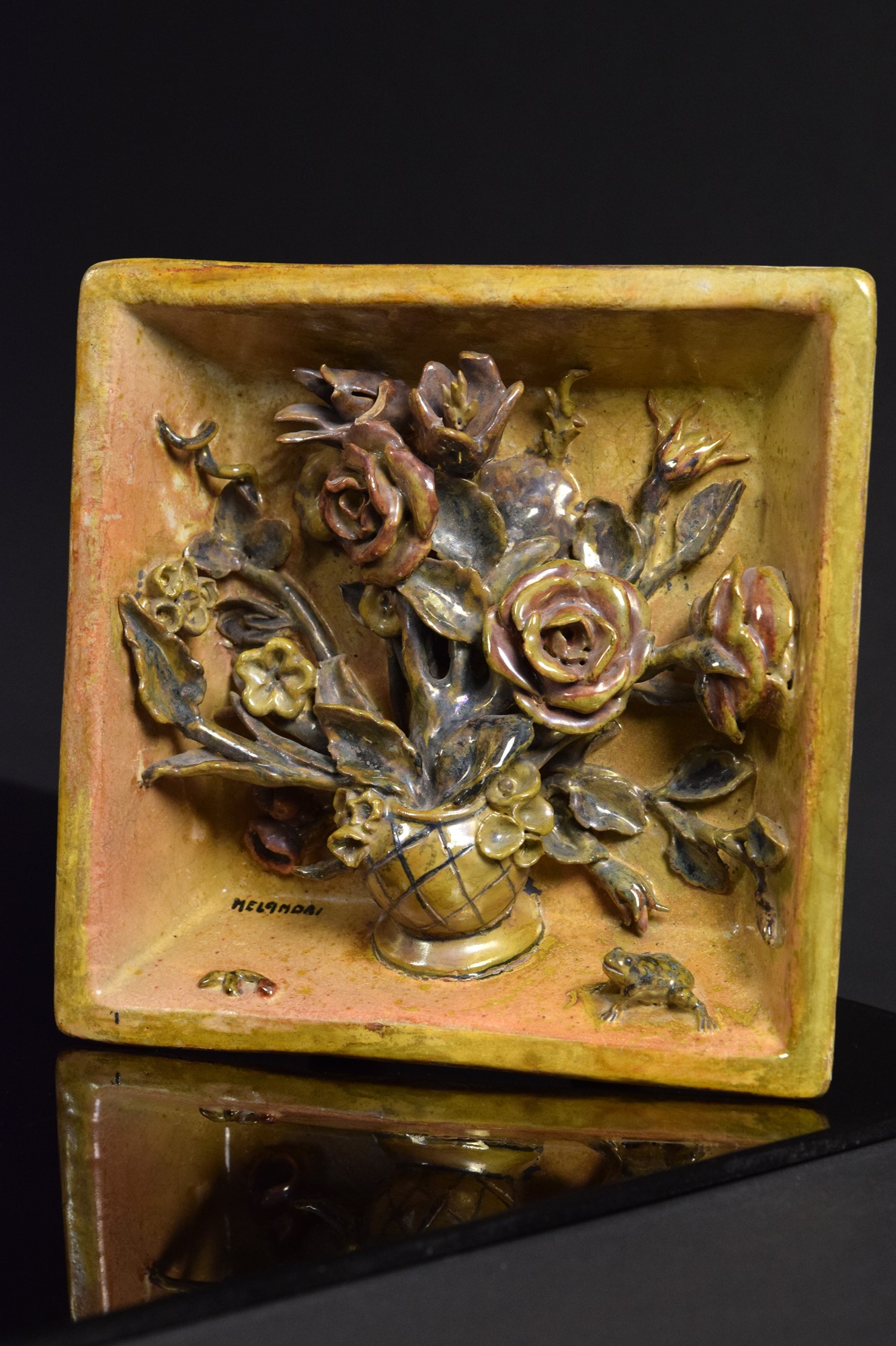 Vassoio con fiori
