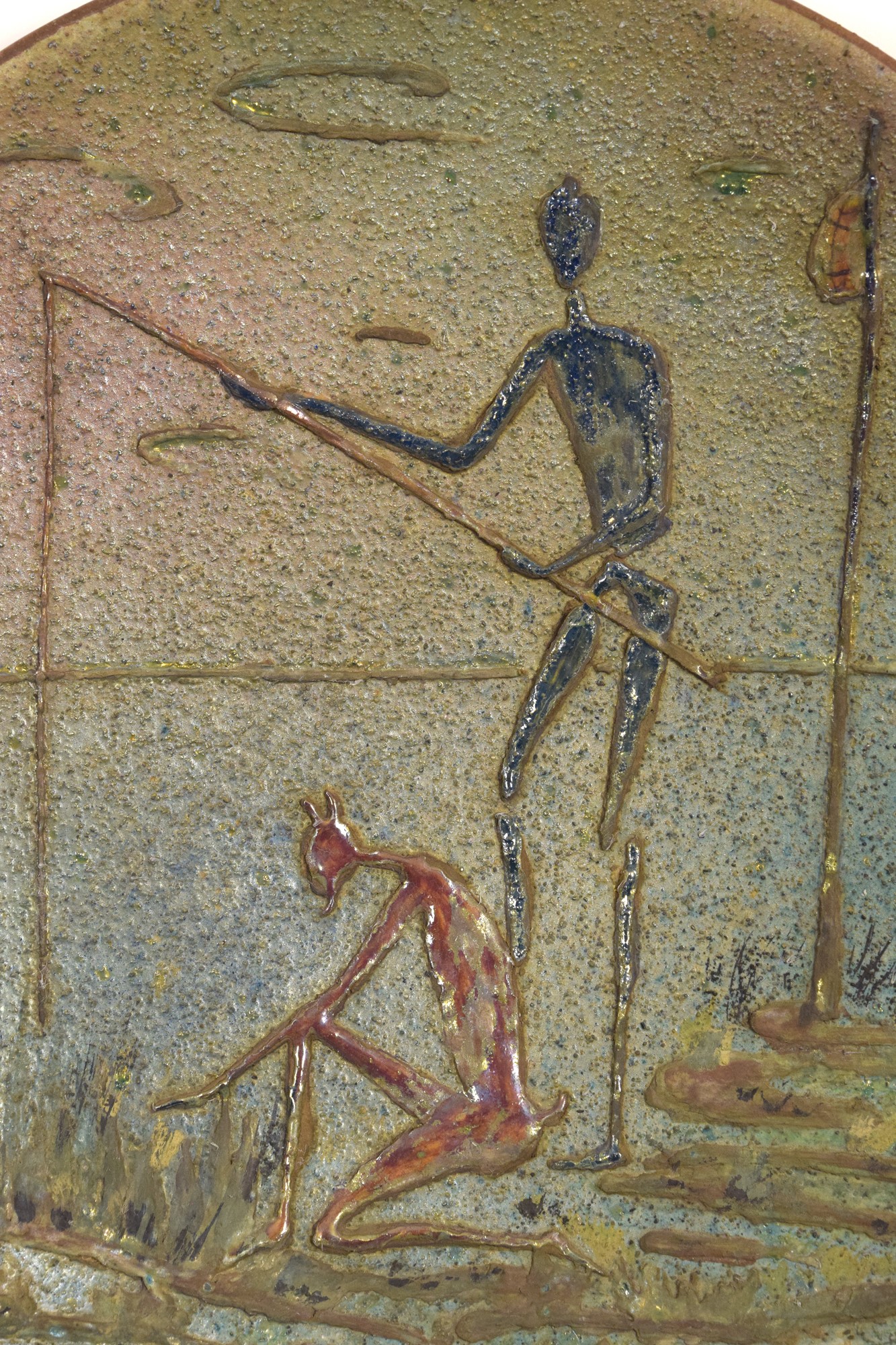 Piatto con figure