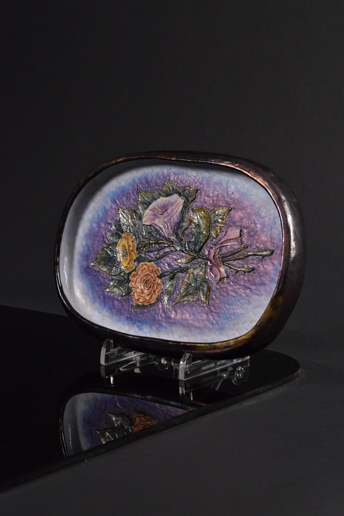 Ovale con fiori