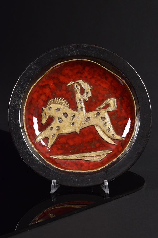 Pietro  Melandri - Tondo con cavaliere