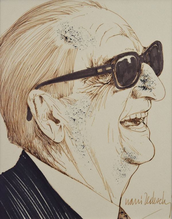 Nani Tedeschi - Ritratto di Enzo Ferrari