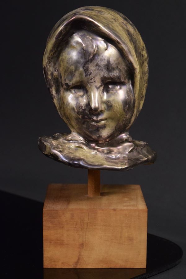 Pietro  Melandri - Bimba con fazzoletto