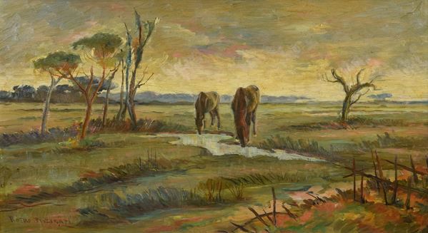 Pietro  Pizzigati - Paesaggio ravennate