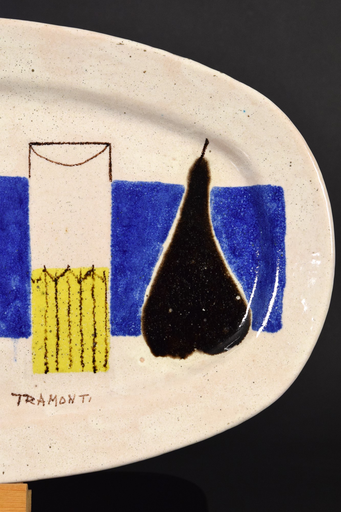 Grande vassoio con natura morta