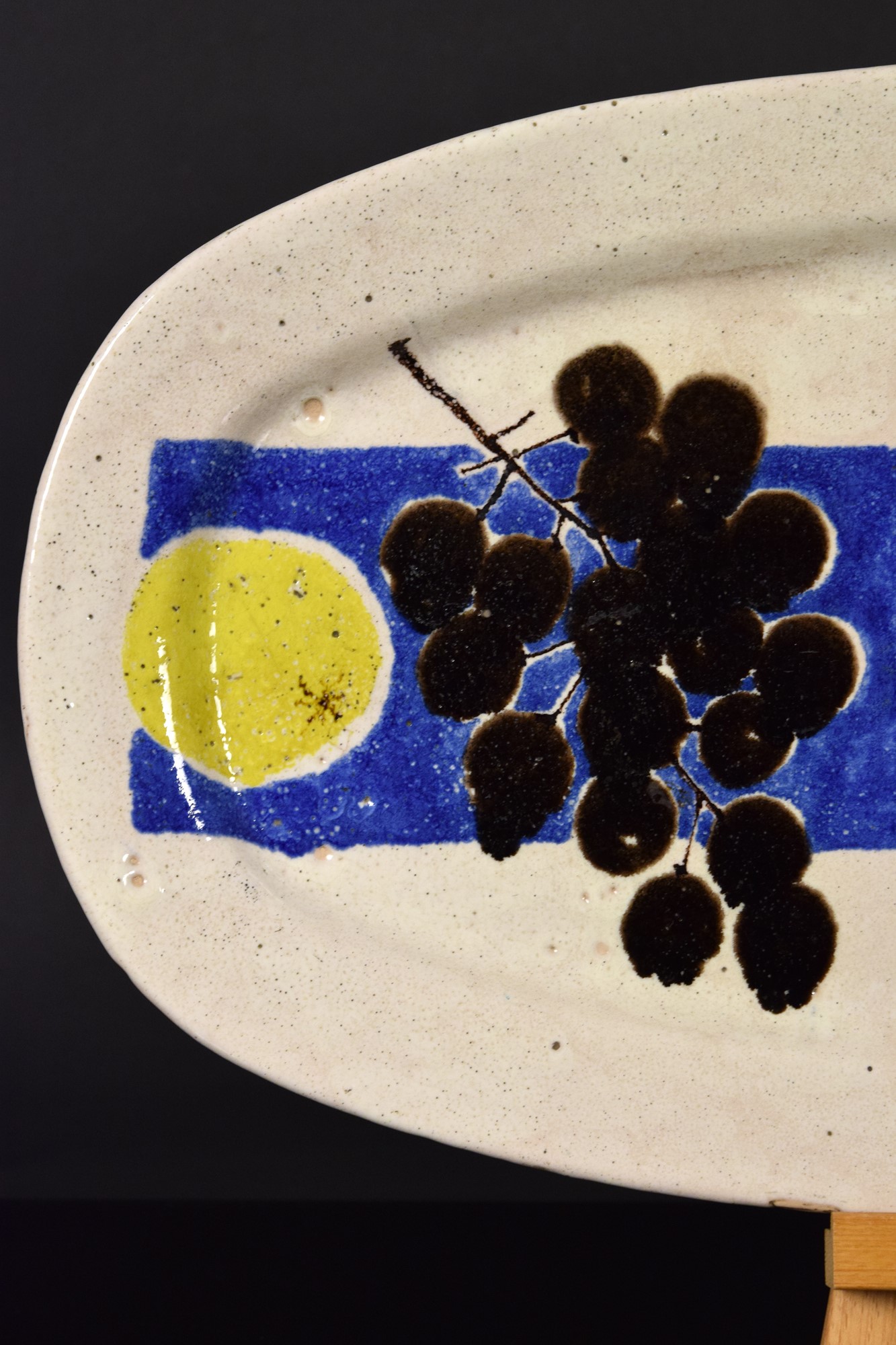 Grande vassoio con natura morta