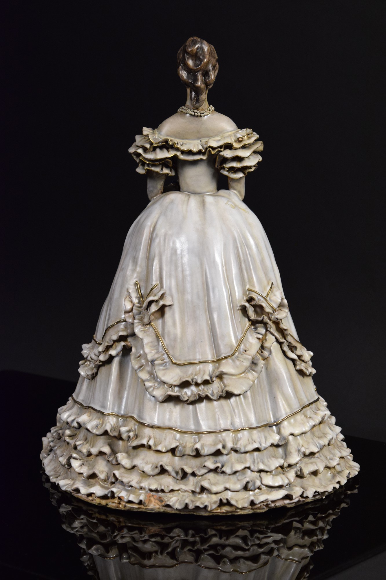 Marisa Moroni - Dama in ceramica policroma