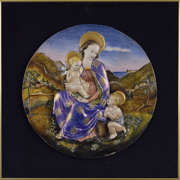 Pietro  Melandri - Madonna con Bambino e San Giovannino