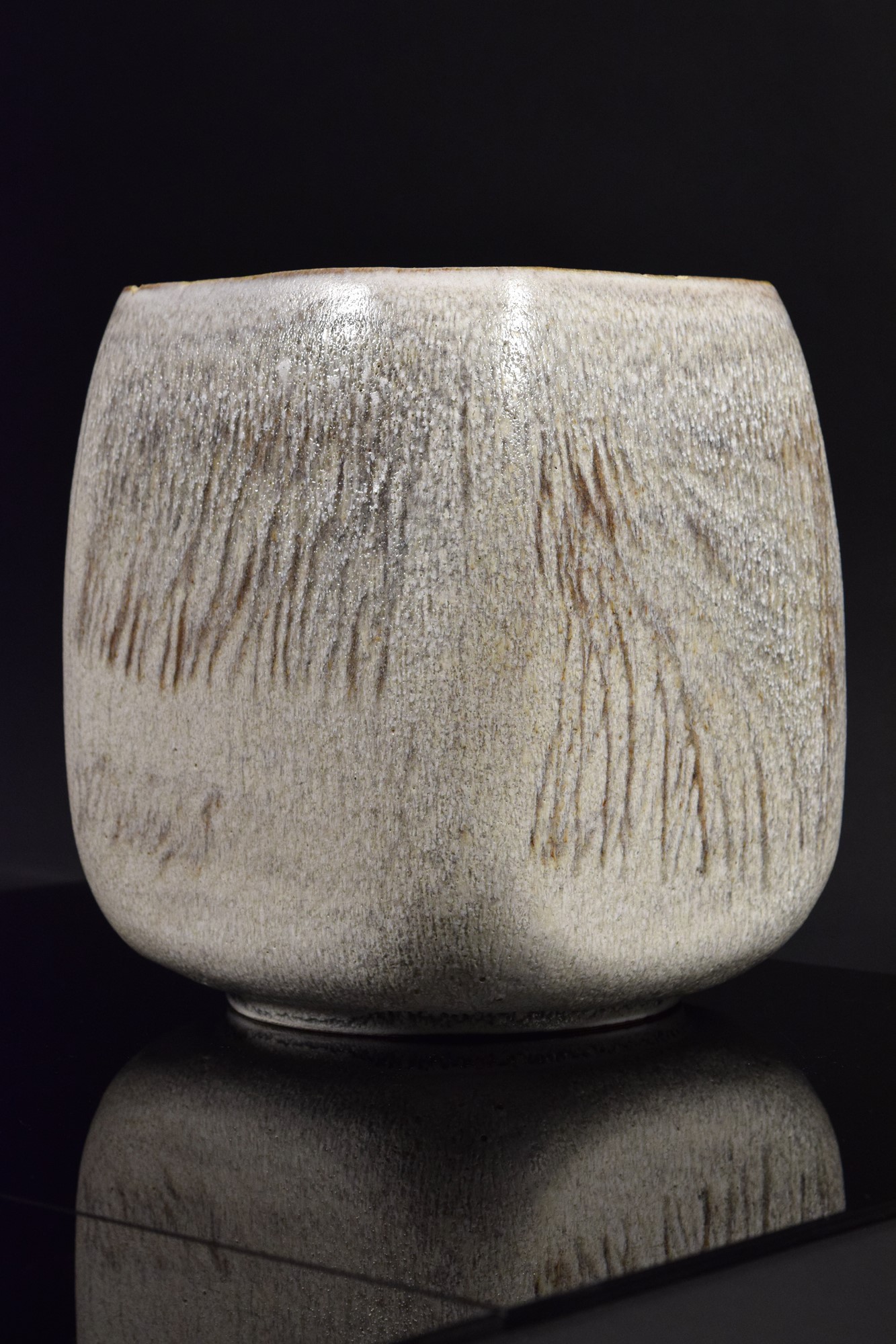 Carlo Zauli - Grande vaso in grès verde