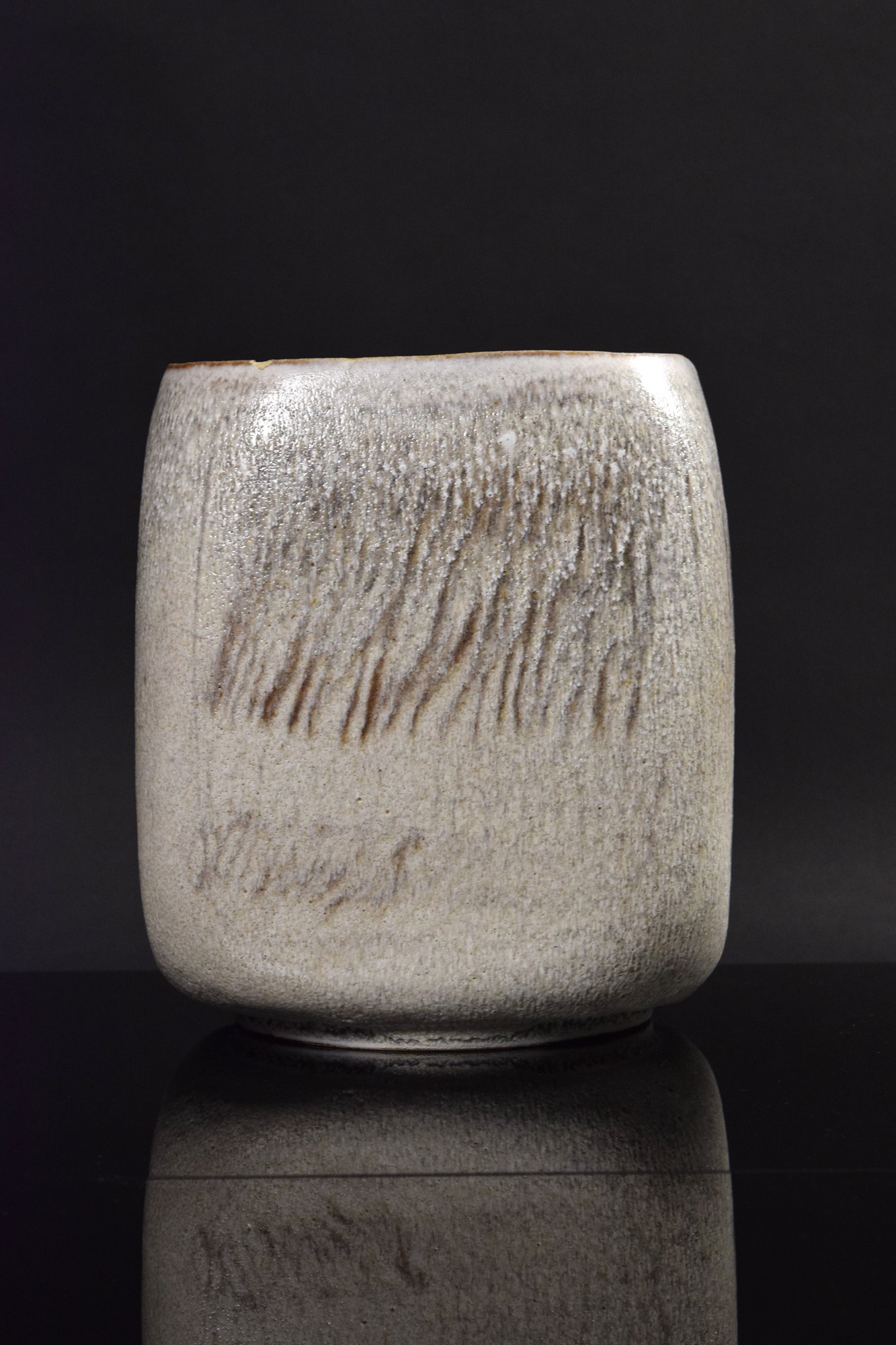 Carlo Zauli - Grande vaso in grès verde