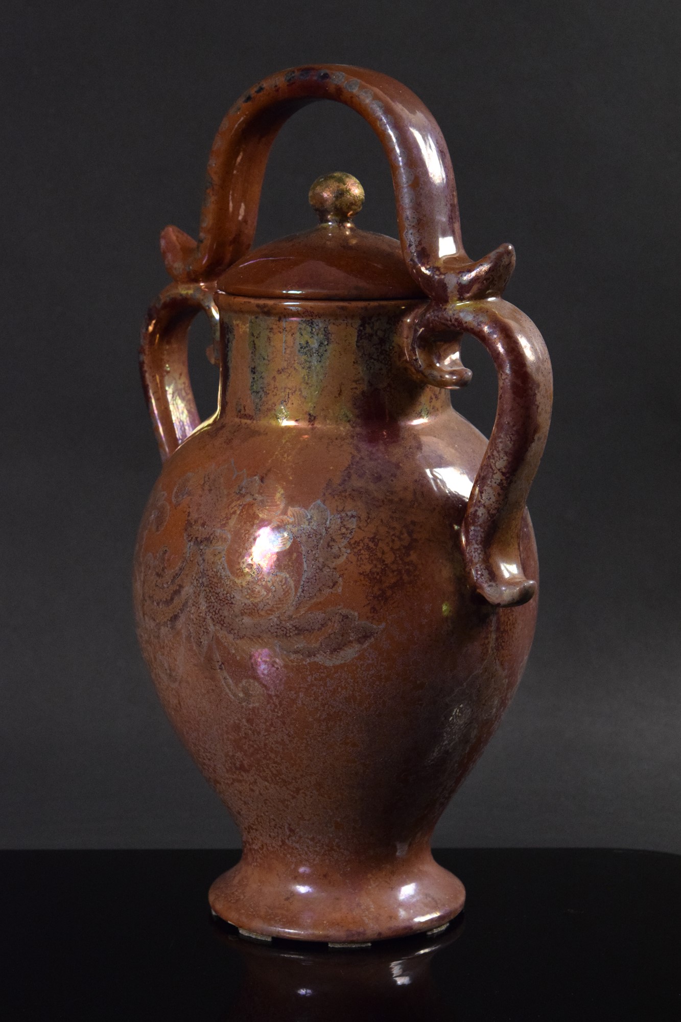 Pietro Melandri - Vaso con coperchio