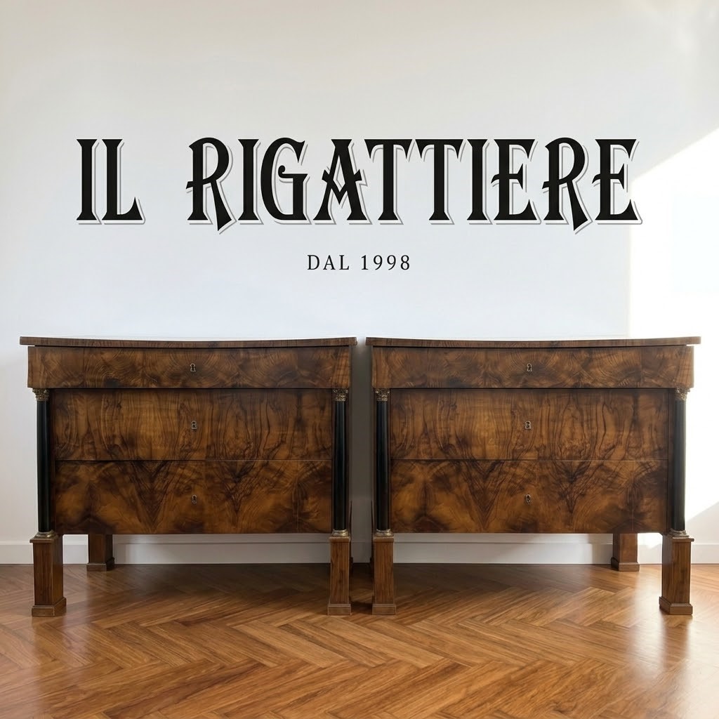Coppia di comò Impero, area romagnola, inizio XIX secolo