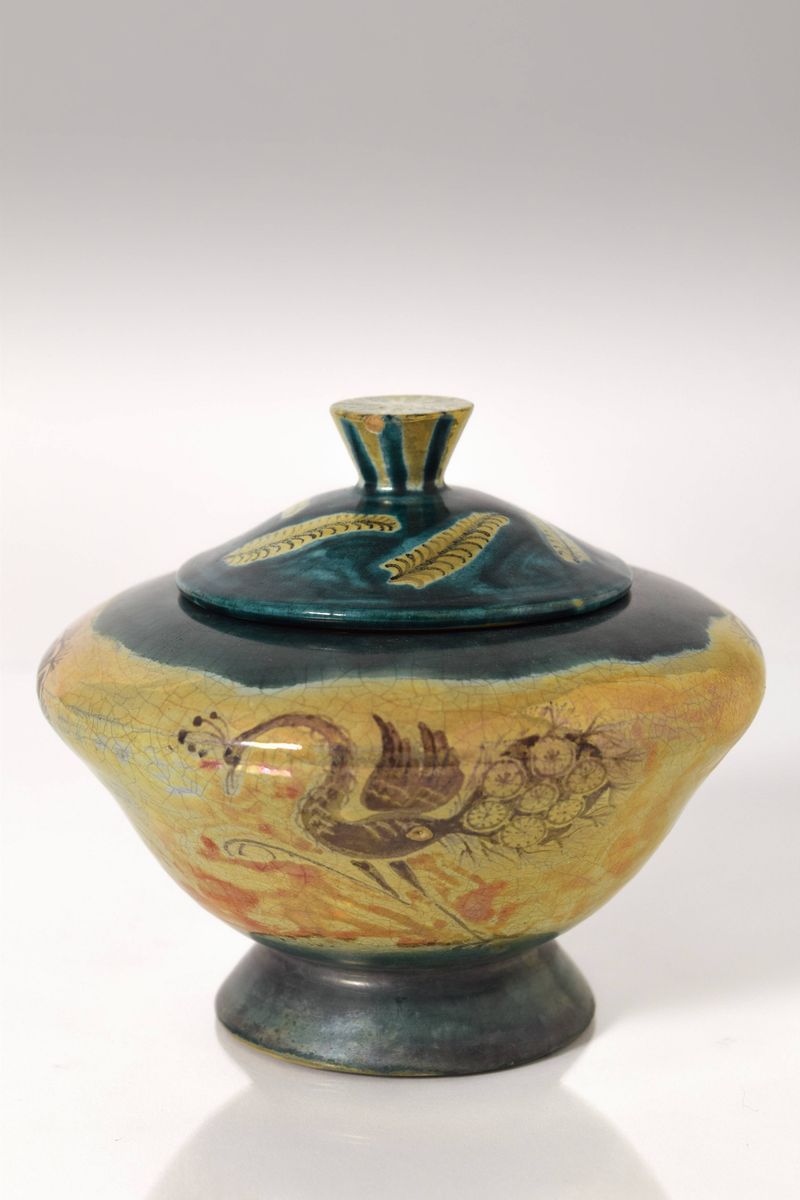 Vasetto con coperchio