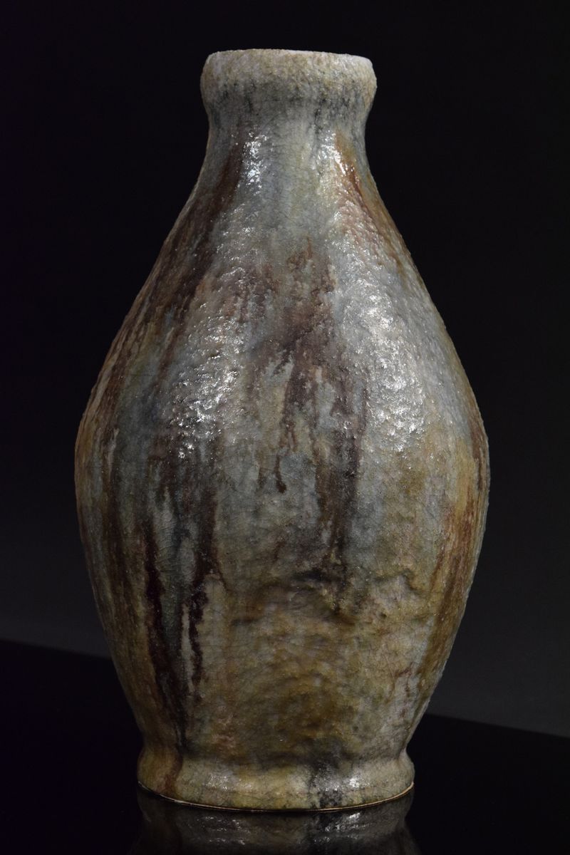 Vaso in grés a colature