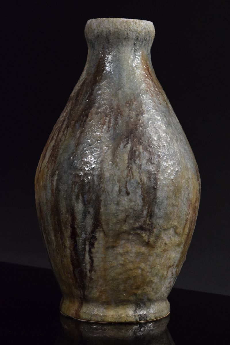 Vaso in grés a colature