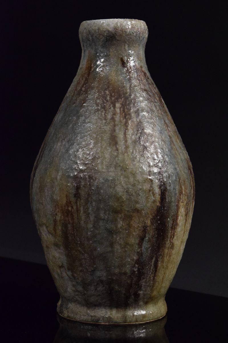 Vaso in grés a colature