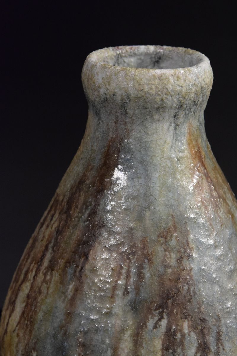 Vaso in grés a colature