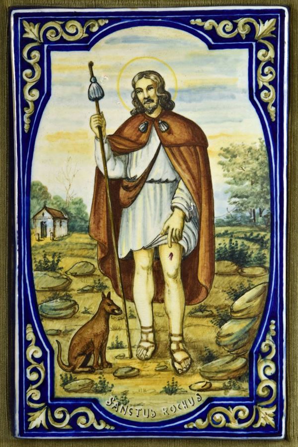 Ceramiche Trer&#232; Faenza - Piastra devozionale