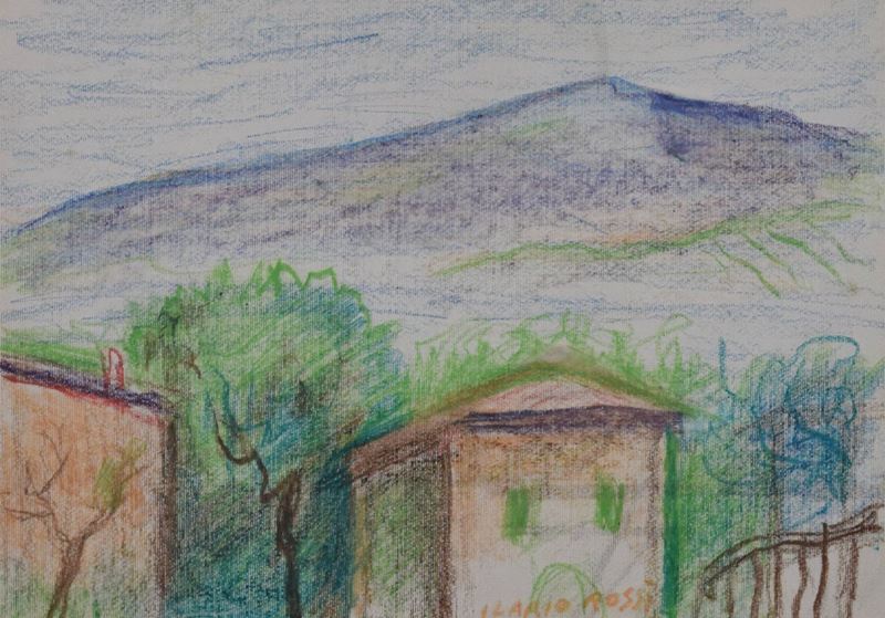 Paesaggio con case