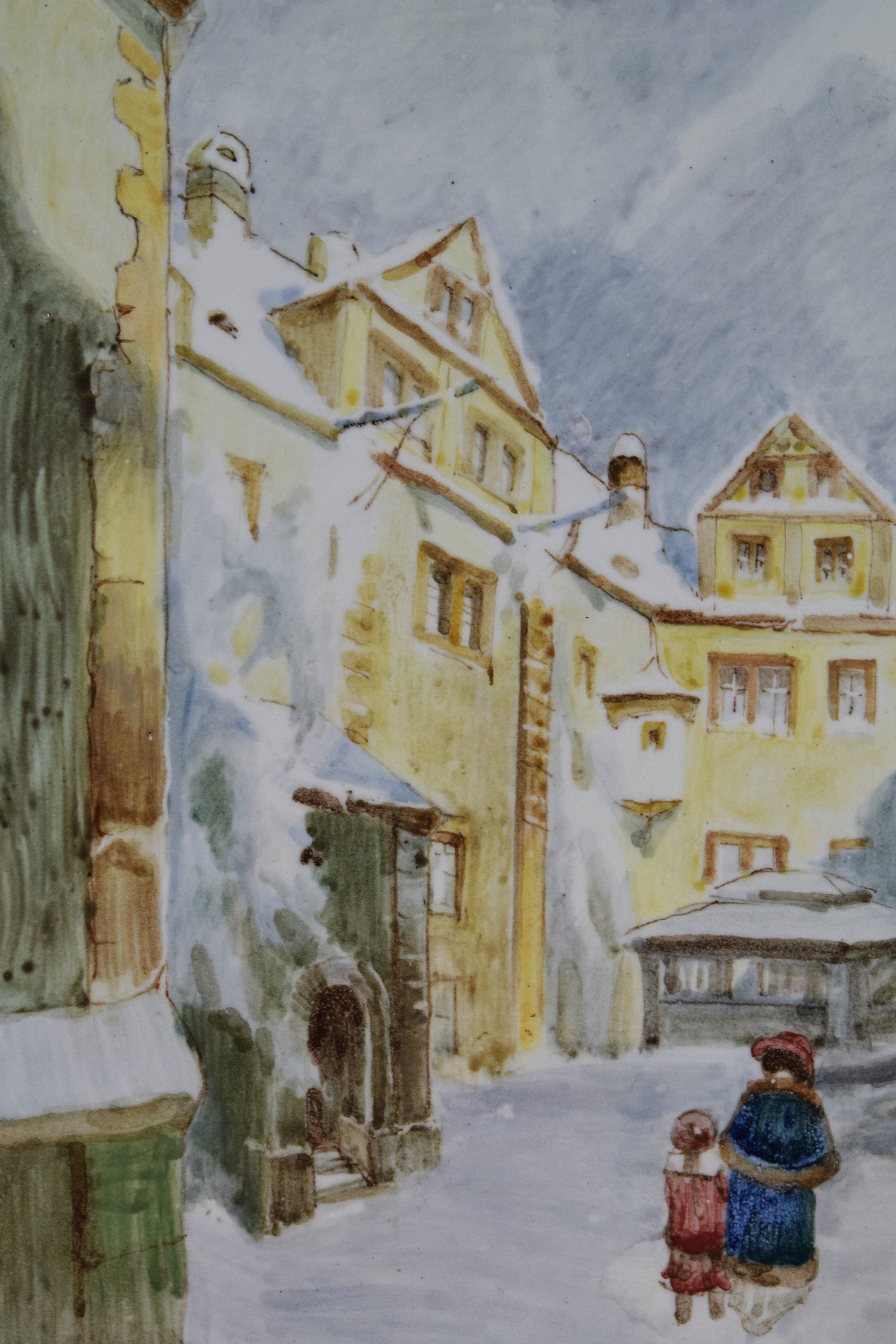Paesaggio nordico con neve