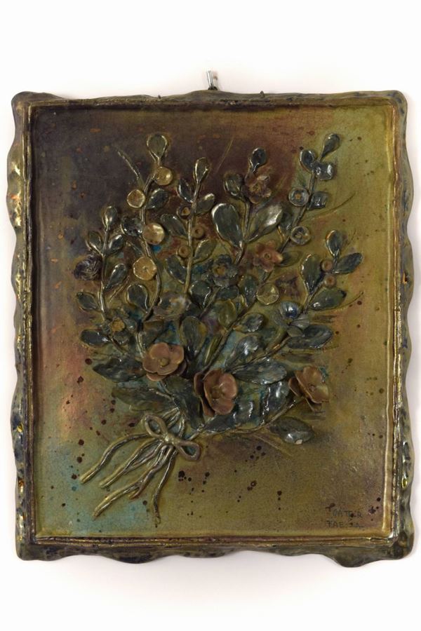 Riccardo Gatti - Pannello con fiori