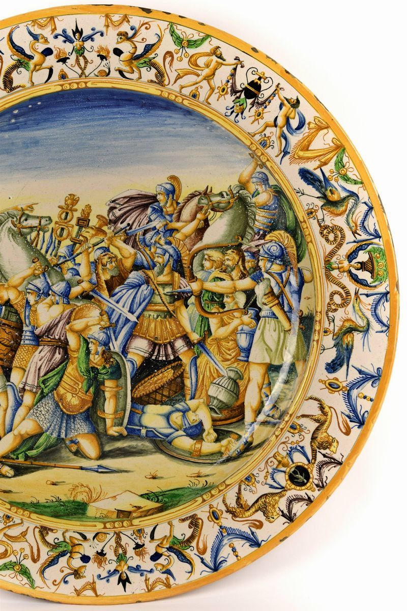 Grande piatto, Pesaro, XIX secolo