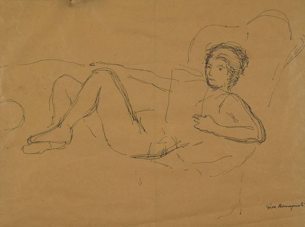 Giovanni Romagnoli - Figura stesa