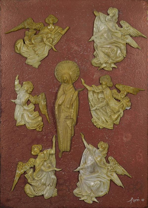Ivo  Sassi - Madonna Assunta con Angeli