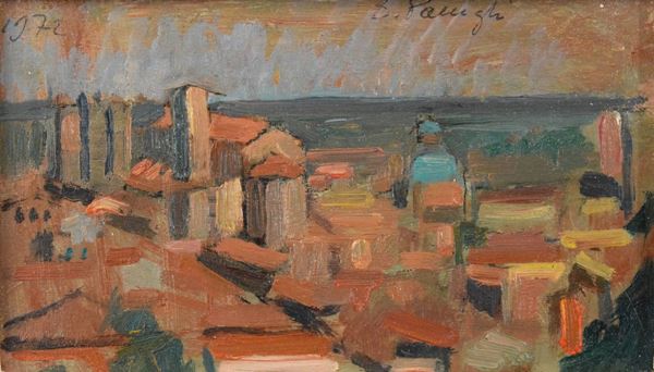 Domenico Panighi - Veduta di Bologna