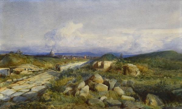 Jakob Maes - Veduta romana