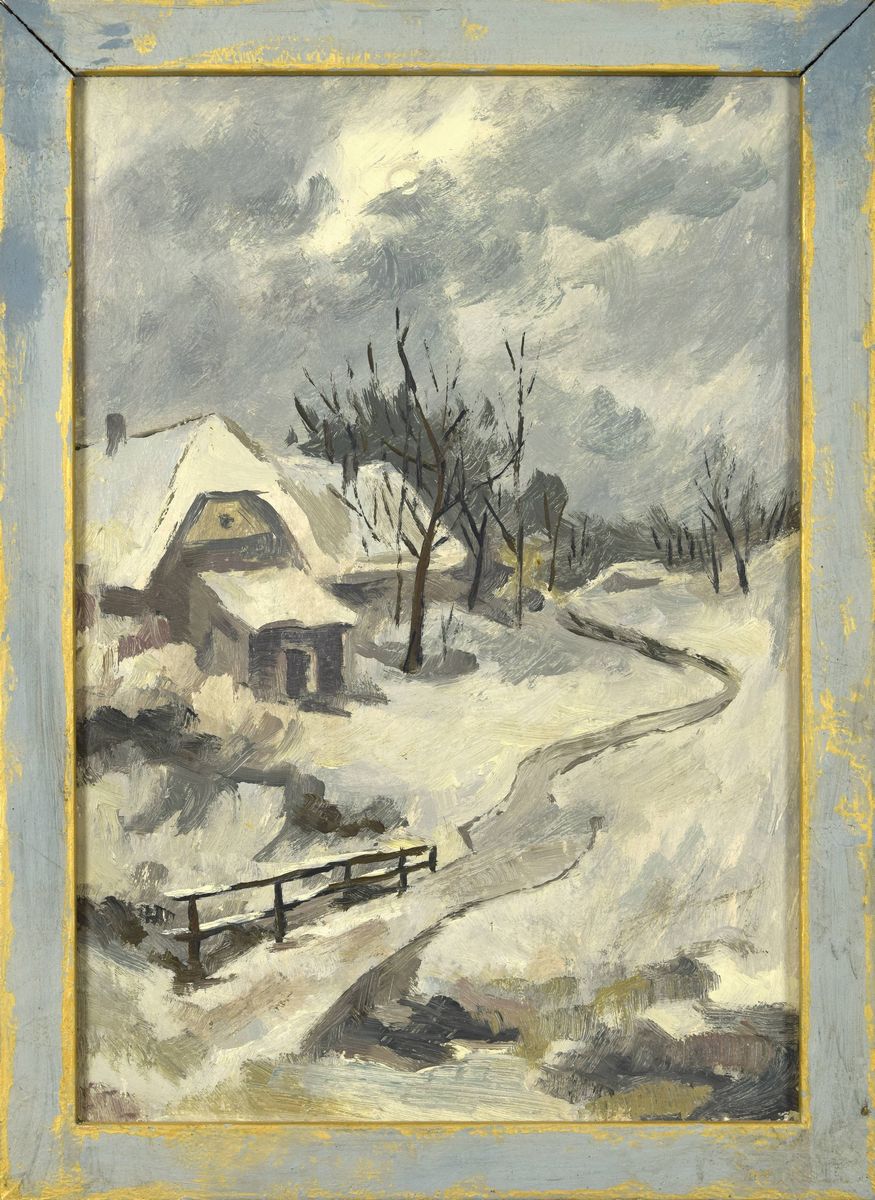 Paesaggio con neve